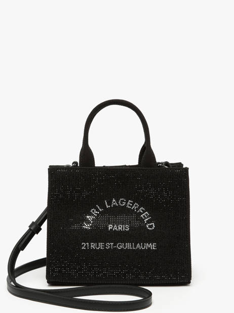 Cross Body Tas Rue St Guillaume Strass Karl lagerfeld Zwart rsg A4W50014